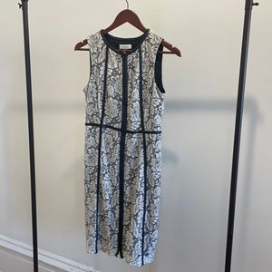 Leather and lace Dress